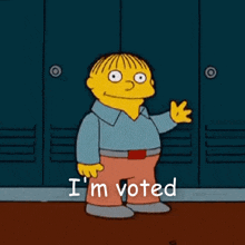 Stupid Vote Dont Vote GIF - Stupid Vote Dont Vote Simpsons Vote GIFs