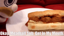 Sml Marvin GIF - Sml Marvin Okay Meatball Sub Get In My Mouth GIFs