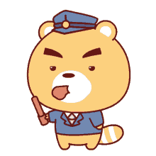 policemen beep whistle cop cute