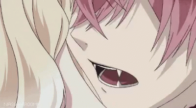vampire biting anime