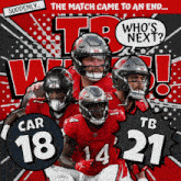 Tampa Bay Buccaneers (21) Vs. Carolina Panthers (18) Post Game GIF - Nfl National Football League Football League GIFs