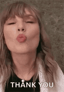 Taylorswift Thankful GIF - Taylorswift Thankful Kiss GIFs