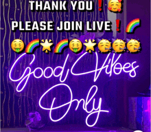 Now Live Good Vibes Only GIF - Now Live Good Vibes Only GIFs