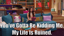 The Thundermans Life Is Ruined GIF - The Thundermans Life Is Ruined Phoebe Thunderman GIFs