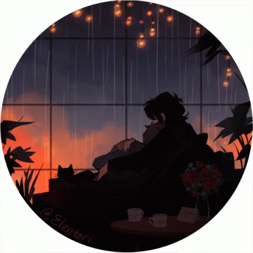 Anime Rain GIF - Anime Rain Rainy Day - Discover & Share GIFs