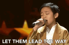 Let Them Lead The Way Deven GIF - Let Them Lead The Way Deven Indonesian Idol GIFs