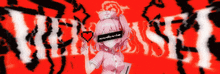 a nurse with a sticker on her eye that says " aneurysatria "