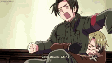 Anime Calm Down GIF - Anime Calm Down China GIFs