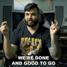 We'Re Done And Good To Go Andrew Baena GIF - We'Re Done And Good To Go Andrew Baena All Set GIFs