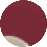 a circle with a blurred image of a person 's face
