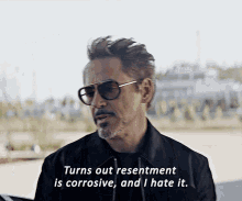 Tony Stark Turns Out Resentment Is Corrosive And I Hate It GIF - Tony Stark Turns Out Resentment Is Corrosive And I Hate It Resentment GIFs