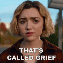 That'S Called Grief Madison Nears GIF - That'S Called Grief Madison Nears School Spirits GIFs