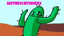 happiness happiness intensifies cactus dancing happy