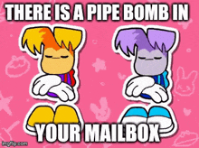 There Is A Pipebomb In Your Mailbox Rayman GIF