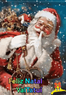 Feliz Natal, Grupo / Papai Noel / Fantasia / GIF - Santa Claus Merry  Christmas Whats App - Discover & Share GIFs