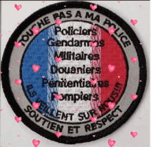 Touche Pas A Ma Police Love GIF - Touche Pas A Ma Police Love Gendarmes GIFs