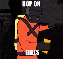 Hop On Bills GIF - Hop On Bills Lethal Company GIFs