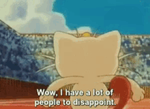 Meowth Disappoint GIF - Meowth Disappoint Wow GIFs