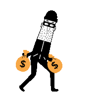 Burglar Boef Sticker - Burglar Boef Money Stickers