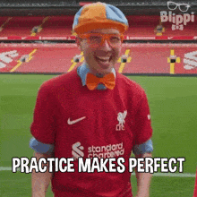 Practice Makes Perfect Blippi GIF - Practice Makes Perfect Blippi Blippi Wonders Educational Cartoons For Kids GIFs