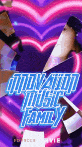a poster that says innovation music family founder rye