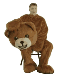 dancing singing rapping teddy bear teddy bear mascot