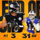 Buffalo Bills (31) Vs. Pittsburgh Steelers (3) Third-fourth Quarter Break GIF - Nfl National Football League Football League GIFs