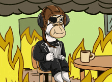 Boredmemes This Is Fine GIF - Boredmemes This Is Fine Fire GIFs