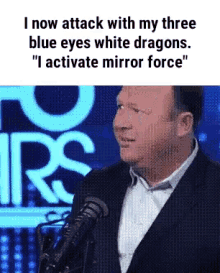 Yugioh I Now Attack With My Three Blue Eyes White Dragon GIF - Yugioh I Now Attack With My Three Blue Eyes White Dragon GIFs