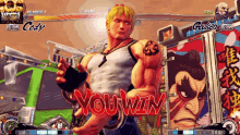 cody cody travers street fighter you win fighting games