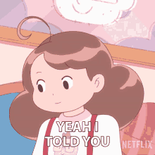 Yeah I Told You Bee GIF - Yeah I Told You Bee Bee And Puppycat GIFs