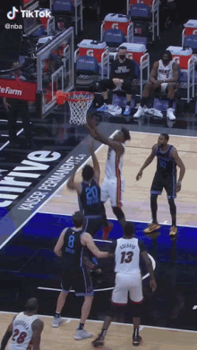 a basketball player with the number 20 on his back