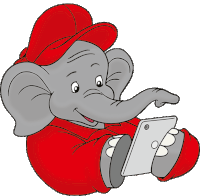 Benjamin Elephant Sticker - Benjamin Elephant Phone Stickers