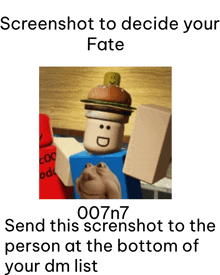 a screenshot of a roblox character with a hamburger on his hat