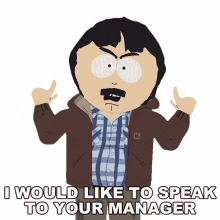 i would like to speak to your manager randy marsh south park south park the streaming wars south park s3e18