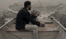 Boat Riding Alone GIF - Boat Riding Alone Relaxed GIFs