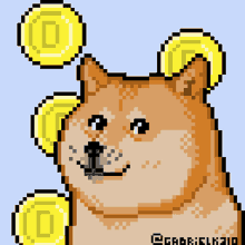 Doge Pixelart GIF