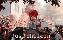 Just Chilling Chise GIF - Just Chilling Chise Anime GIFs
