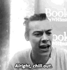Harry Styles Chill Out GIF - Harry Styles Chill Out Alright GIFs