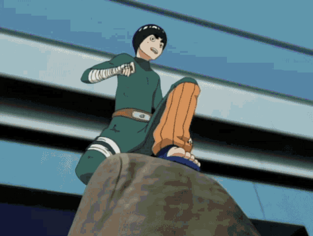 Rock Lee Weights GIF - Rock Lee Weights Naruto - Discover & Share GIFs
