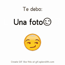Te Debo Emoji GIF - Te Debo Emoji GIFs