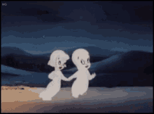Casper The Friendly Ghost GIF - Casper The Friendly Ghost Hold Hands GIFs