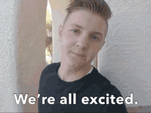 Connor Stallings Excited GIF - Connor Stallings Excited We Are All Excited GIFs