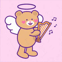 Angel Bear GIF - Angel Bear Cherub GIFs