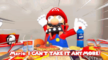 Smg4 Mario GIF - Smg4 Mario I Cant Take It Anymore GIFs