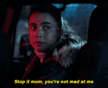 Margaret Qualley Stop GIF - Margaret Qualley Stop Youre Not Mad At Me GIFs