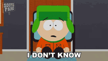 I Dont Know Kyle GIF - I Dont Know Kyle South Park GIFs