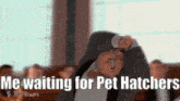 a man in a suit and tie is waiting for pet hatchers in a courtroom .
