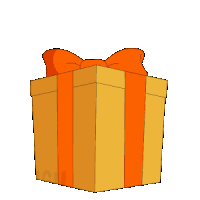 a cardboard box with balloons inside of it