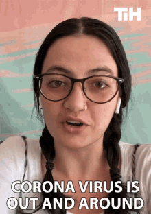 Corona Virus Is Out And Around Kelsey GIF - Corona Virus Is Out And Around Kelsey Clique Bait GIFs